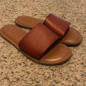 Brown Flip Flops